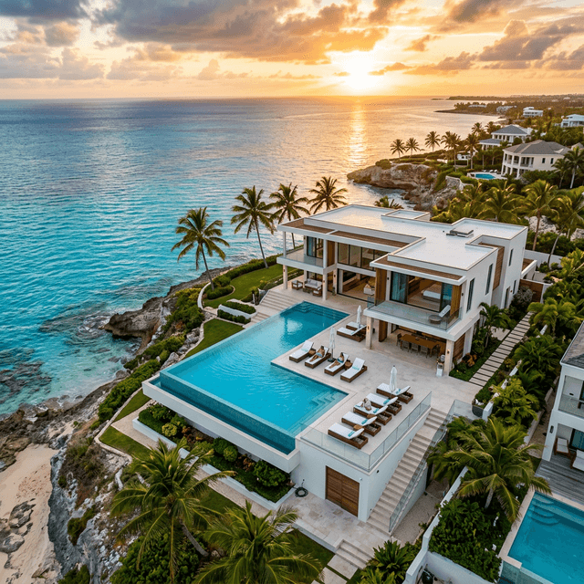 Azure Beachfront Villa